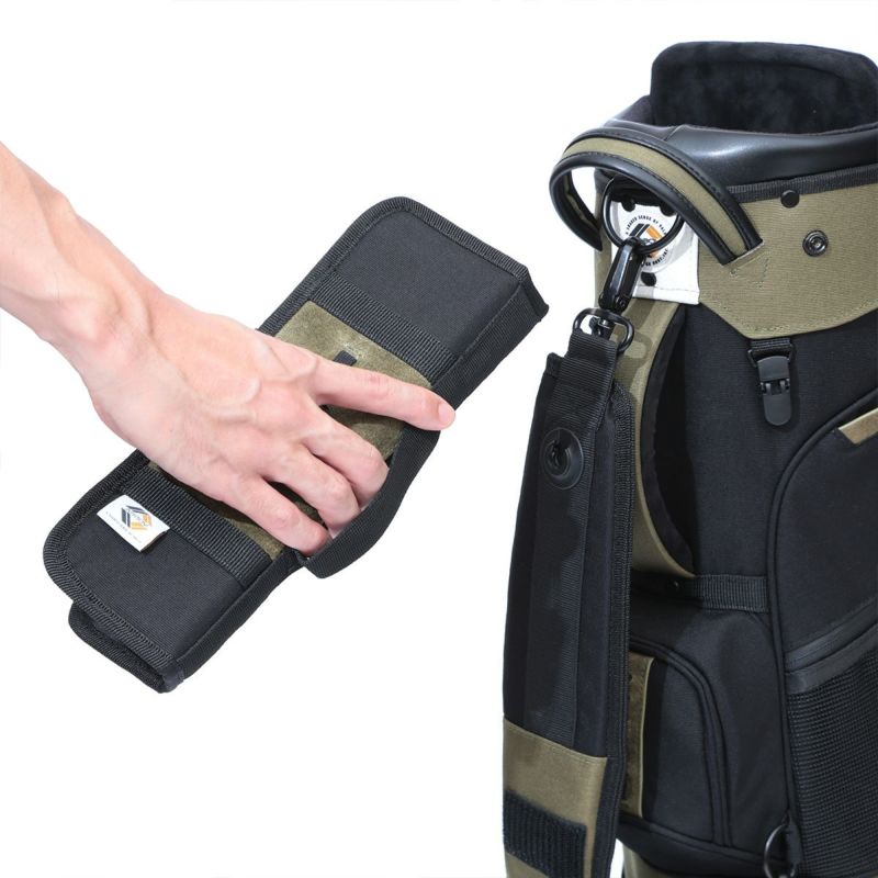 CORDURA FINE TEX CADDY BAG GOLF SERIES/CAMELコーデュラファイン