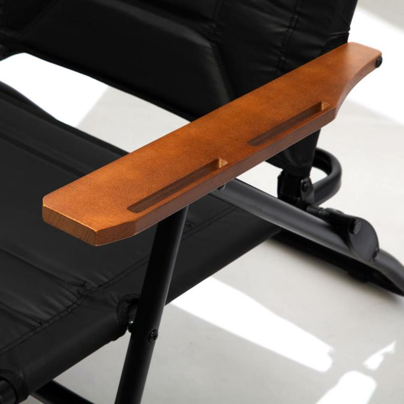 HIGH BACK RECLINING LOW ROVER CHAIR/BLACK ハイバックローバー