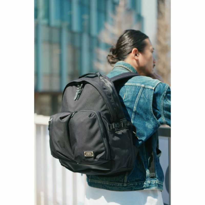 EXCLUSIVE BALLISTIC 2POCKET DAYPACK / BLACK 2ポケット デイパック – AS2OV