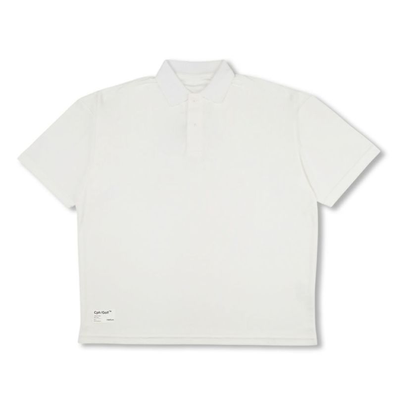 AS2OV×CPH別注 OVERSIZED S/S POLO WHITECPH別注 オーバーサイズポロ
