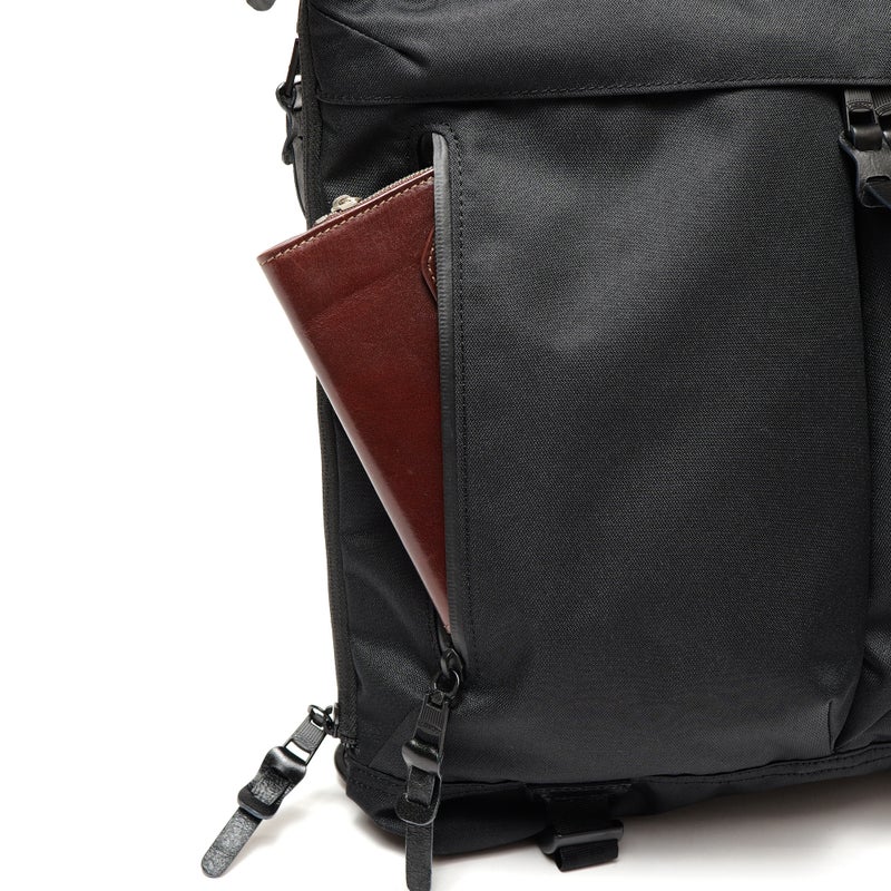 CORDURADOBBY 305D 3WAY HELMET BAG/BLACKコーデュラドビー3way