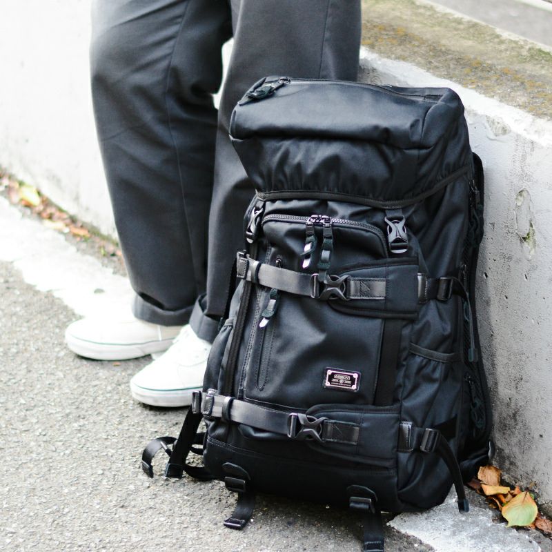 CORDURA DOBBY 305D BACK PACK/BLACKコーデュラドビー305D バックパック – AS2OV