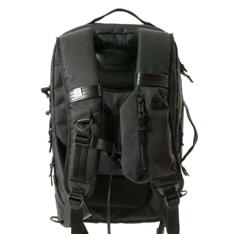 CORDURA DOBBY 305D 3WAY BACK PACK sizeM/BLACKコーデュラ
