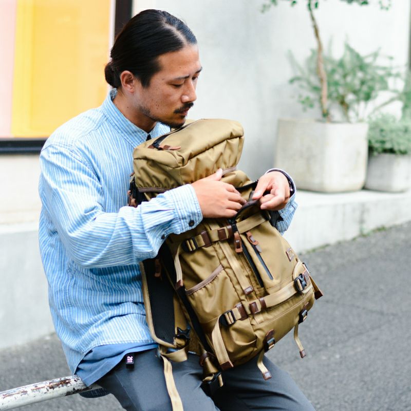 305d CORDURA DOBBY 305D BACK PACK/KHAKIコーデュラドビー305D バックパック – AS2OV