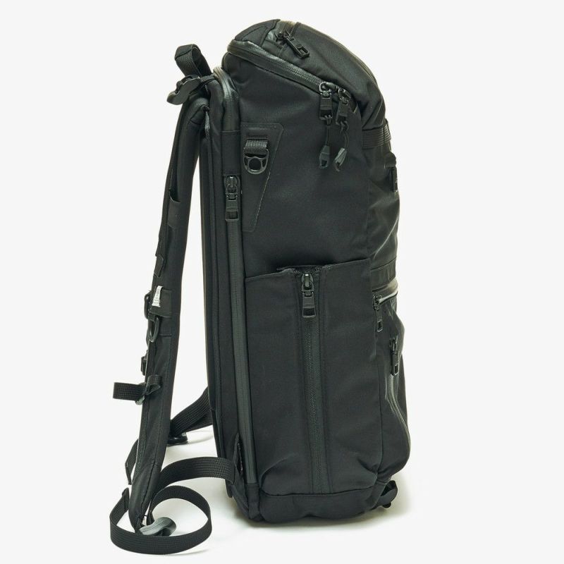 305d WATER PROOF CORDURA 305D ROUND ZIP BACKPACK/BLACKウォータープルーフコーデュラ 305D ラ ...