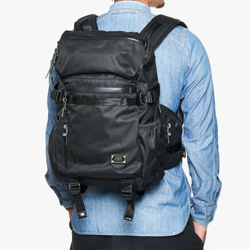 CORDURA DOBBY 305D ROUND ZIP BACK PACK sizeSコーデュラドビー
