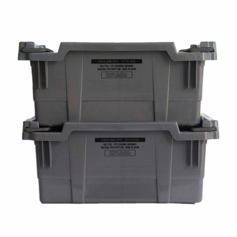 STACKING CONTAINER 38L/BROWNスタッキングコンテナ38L – AS2OV