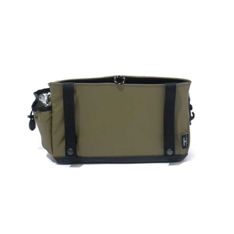 NYLON POLYCA SIDE CONTAINER/KHAKIナイロンポリカーボネート