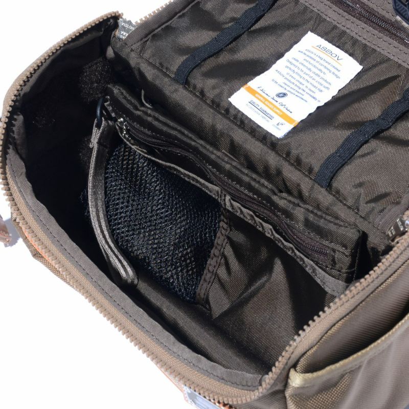 deebAS2OV GOLF ラウンドポーチ カーキ 美品 EXCLUSIVE BALLISTIC NYLON - ROUND POUCH GOLF SERIES/KHAKI